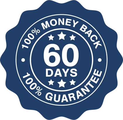 60-day money-back guarantee